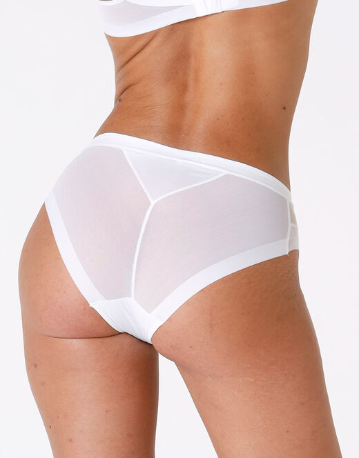 Lovable Slip Invisible Ultralight bianco in microfibra e tulle. Massima invisibilità Economico