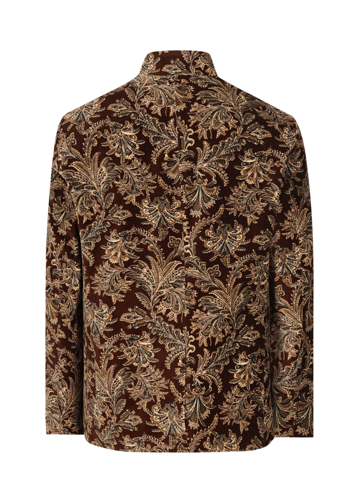 Luis Trenker Blazer in velluto con motivo damascato Lusandro Fino Al -60%