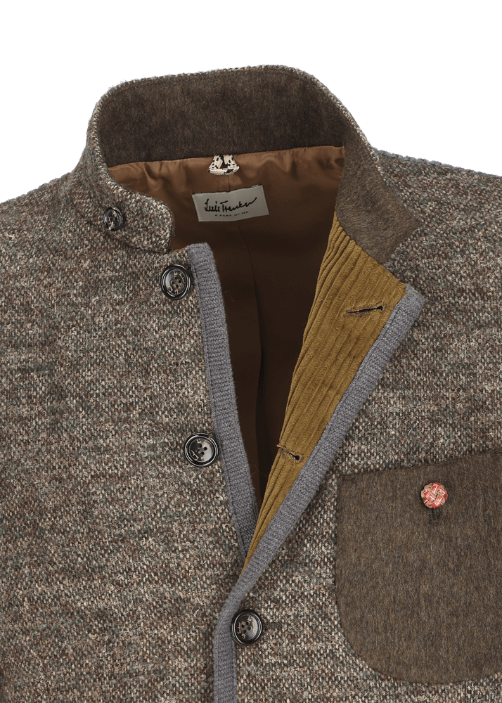 Luis Trenker Blazer lavorato a maglia in un mix di materiali Lusandro Affare Del Giorno