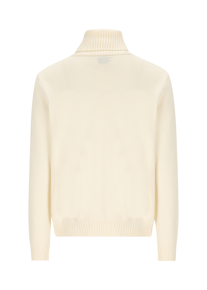 Luis Trenker Pullover a collo alto in lana merino Luwalbert In Vendita
