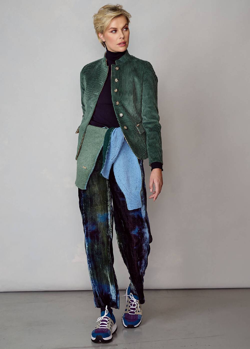 Luis Trenker Sneaker sportiva in maglia modello Luace