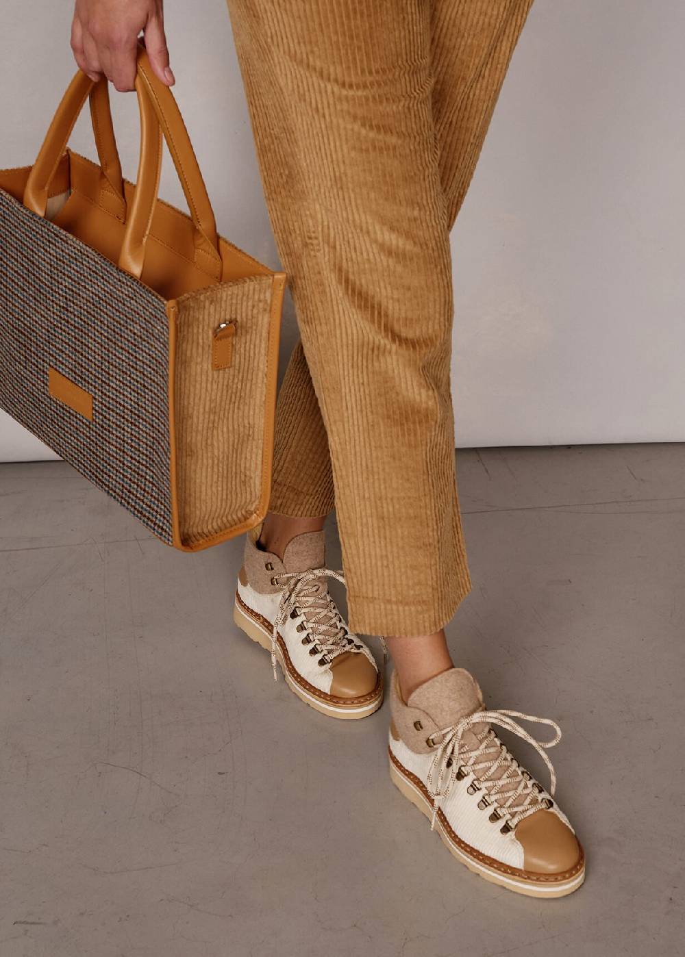 Luis Trenker Sneaker alta in materiale misto Lugioanna Economico