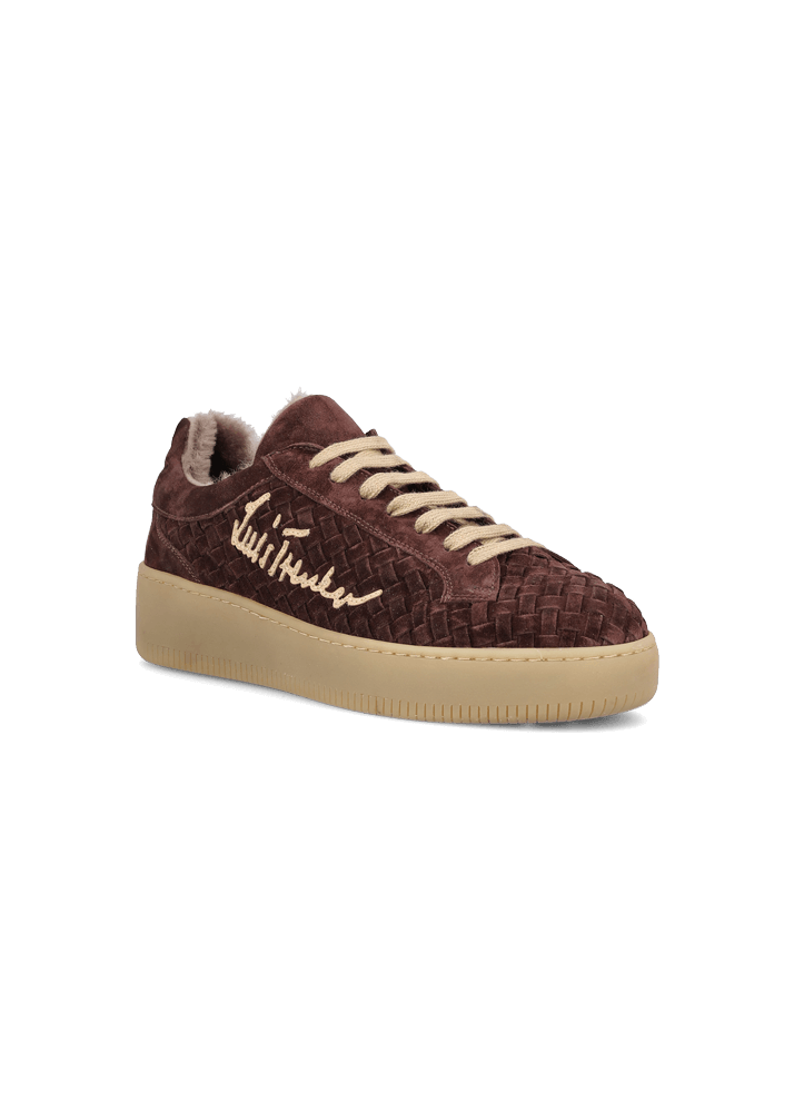 Luis Trenker Sneaker in pelle scamosciata intrecciata Lupintras Offerte