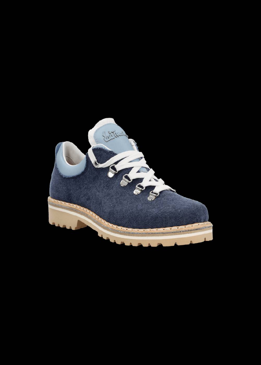 Luis Trenker Scarpa stringata in tela e pelle modello Lulea Vendita Economica