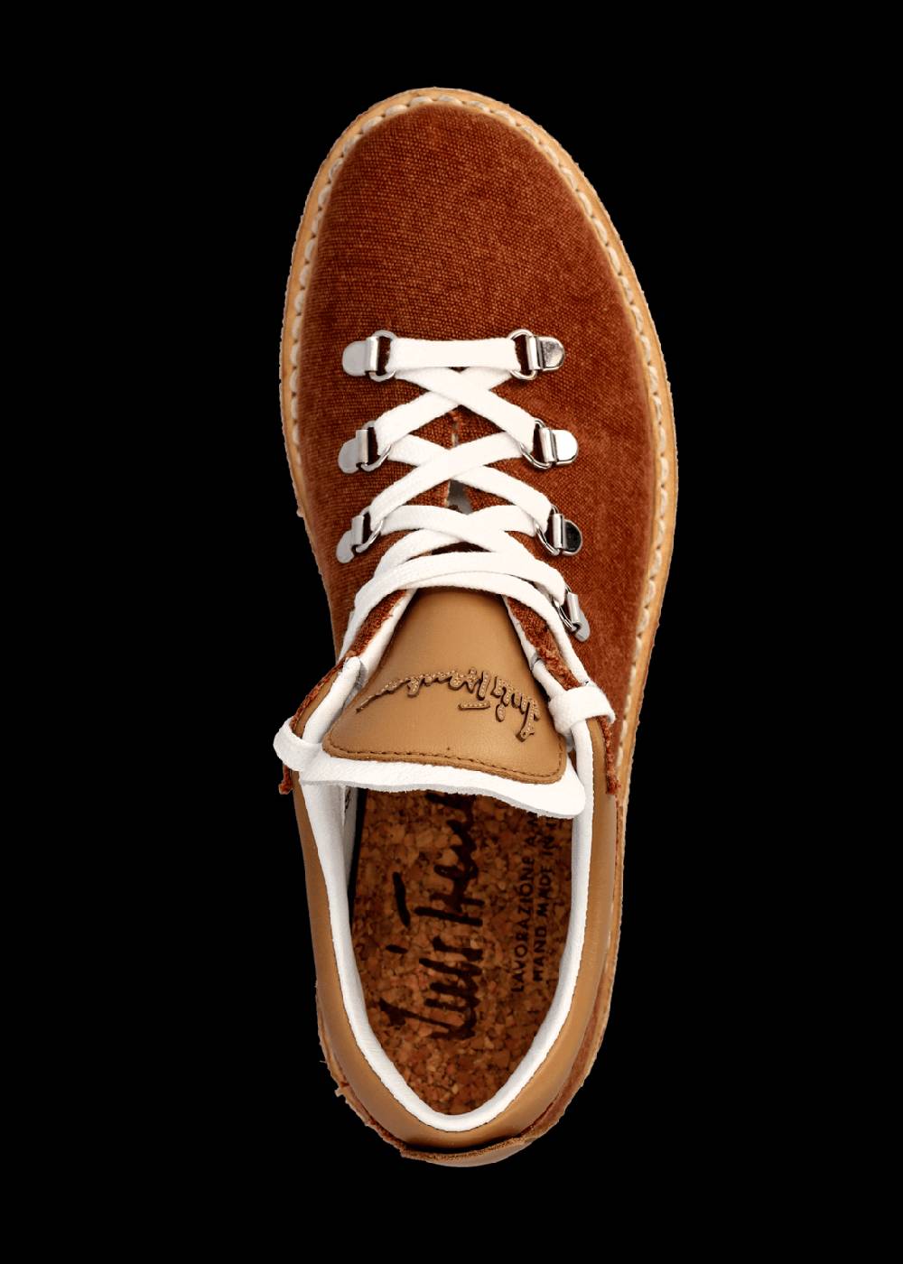 Luis Trenker Scarpa stringata in tela e pelle modello Lulea Saldi Di Fabbrica