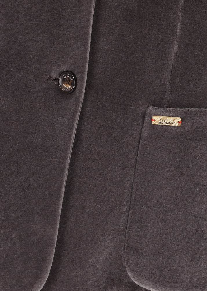 Luis Trenker Blazer in jersey di velluto Lurania Moda