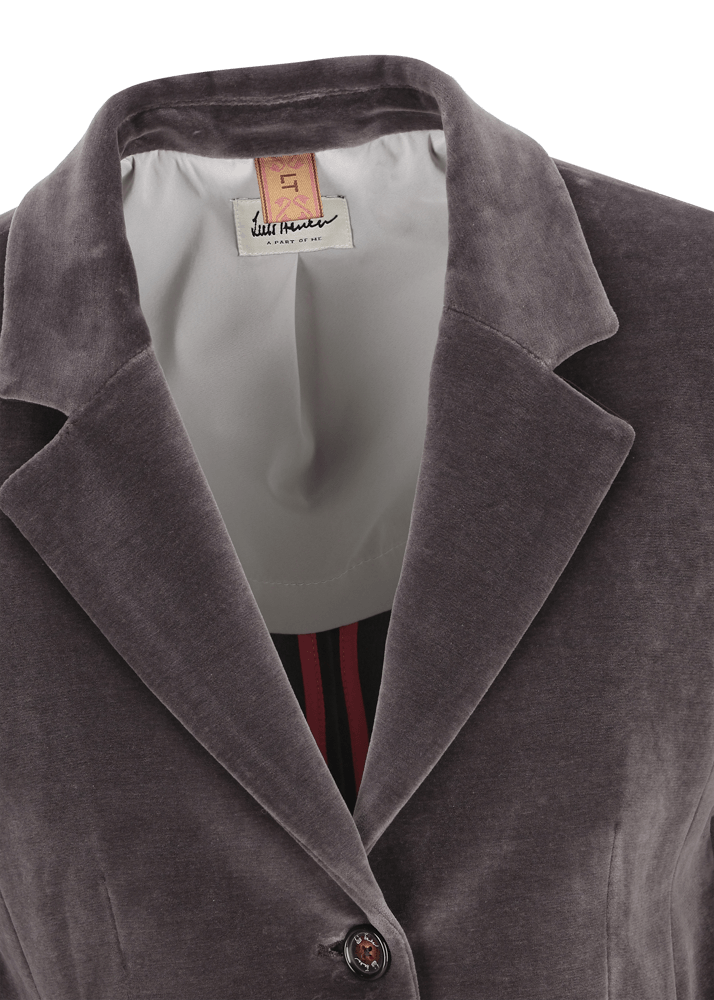Luis Trenker Blazer in jersey di velluto Lurania Moda
