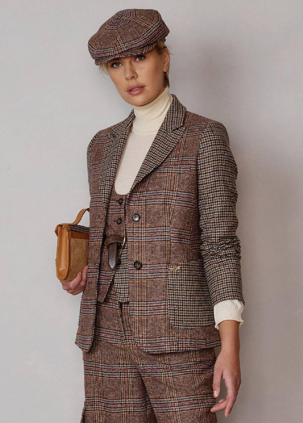 Luis Trenker Blazer con mix di fantasie Lurania 2025