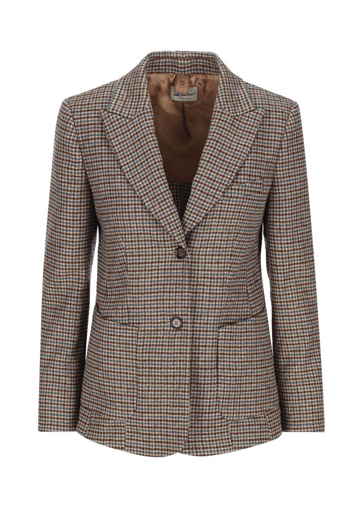 Luis Trenker Blazer con motivo pied-de-poule Lurania Italy