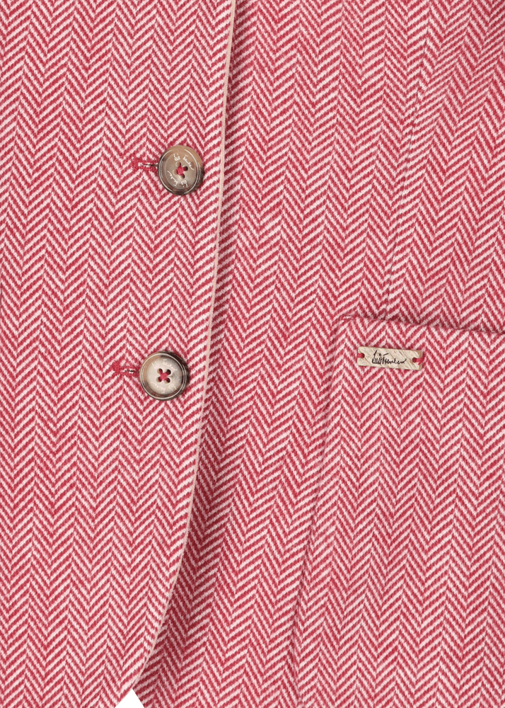 Luis Trenker Blazer con motivo a spina di pesce modello Luranda Vendita