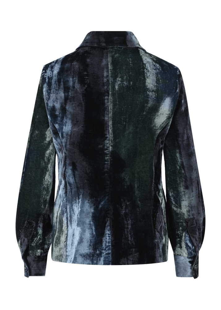 Luis Trenker Blazer in velluto con colletto alla Peter Pan Lurita Pezzi Unici