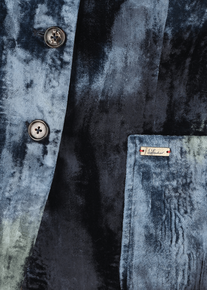 Luis Trenker Blazer in velluto con colletto alla Peter Pan Lurita Pezzi Unici