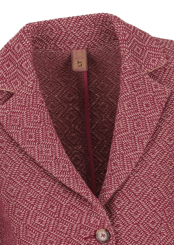 Luis Trenker Blazer in jersey con motivo Lurosella Negozi Online