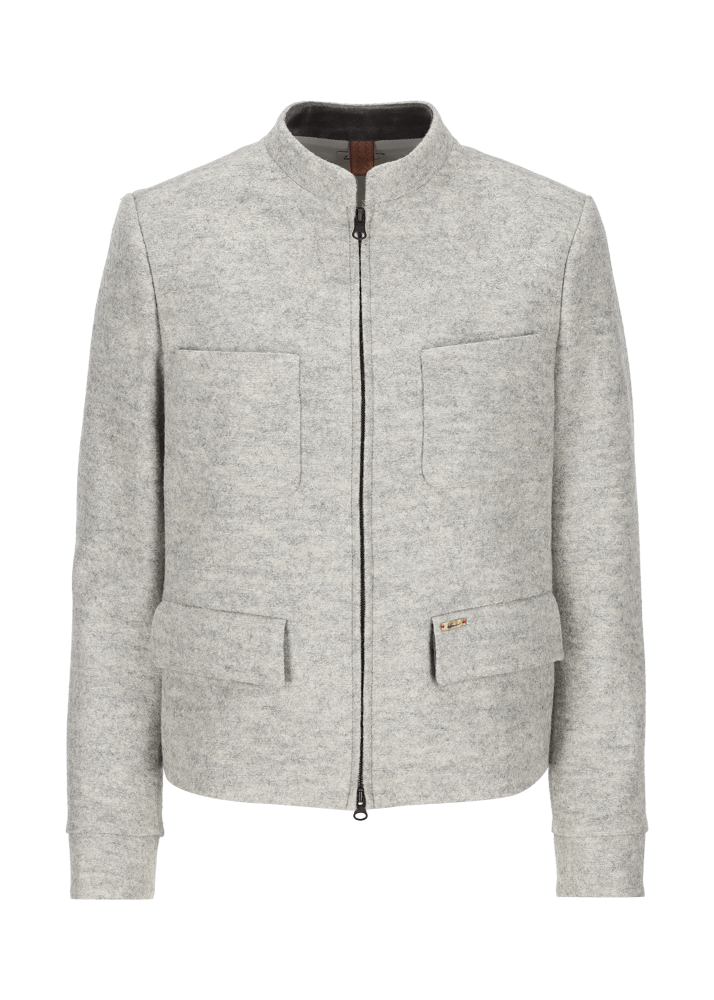 Luis Trenker Blazer in lana follata con cerniera Luanita Fino Al -60%