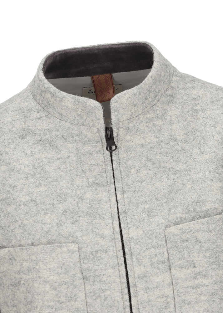 Luis Trenker Blazer in lana follata con cerniera Luanita Fino Al -60%