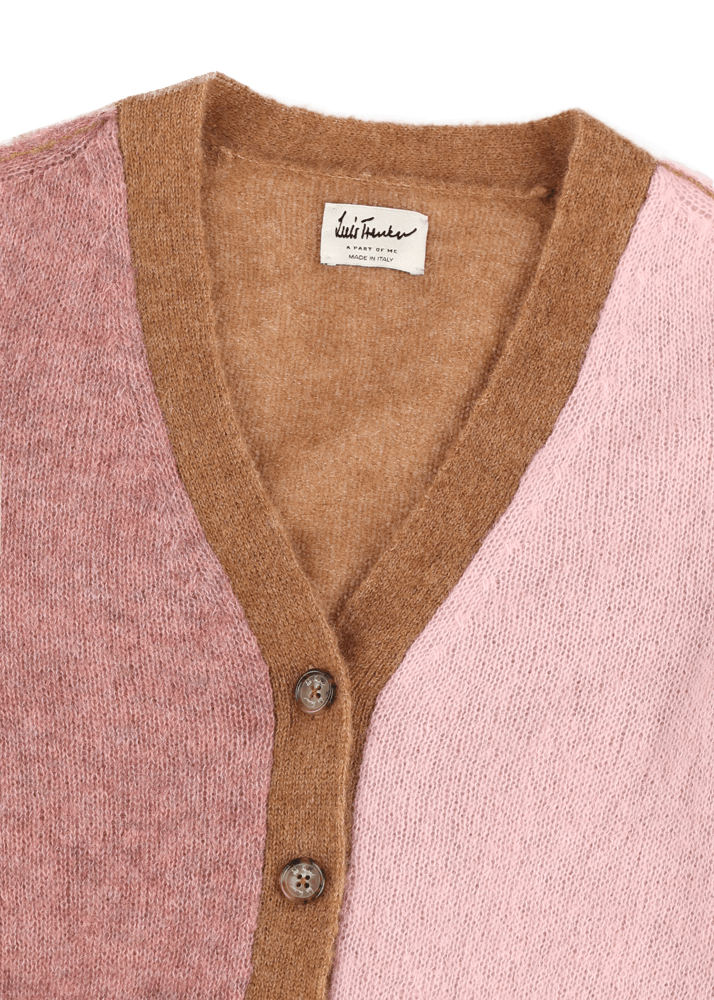 Luis Trenker Cardigan con effetto color block Luwadia Prezzo Ridotto