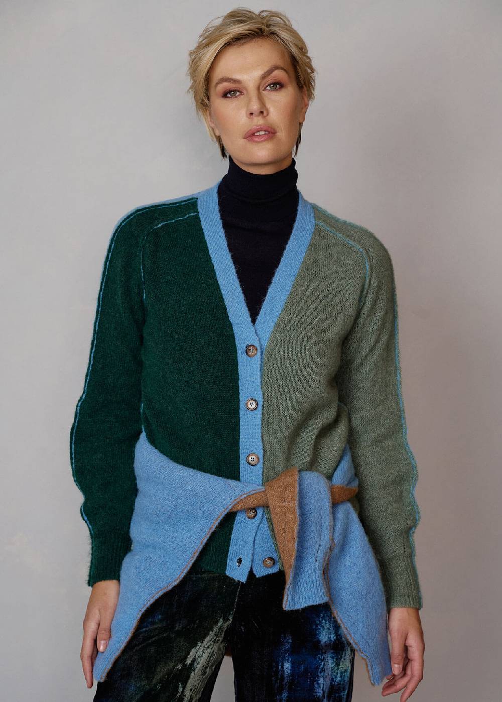 Luis Trenker Cardigan con effetto color block Luwadia Fino Al -60%
