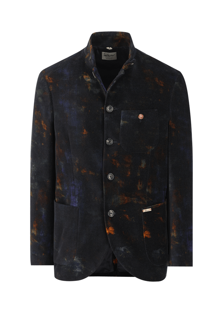 Luis Trenker Blazer in velluto con stampa Lusandro Economico