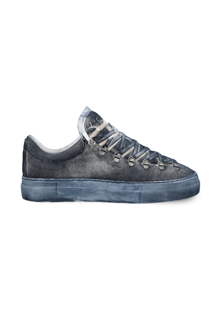 Luis Trenker Sneaker in tela e pelle modello Luleon In Vendita