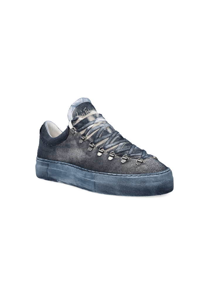 Luis Trenker Sneaker in tela e pelle modello Luleon In Vendita