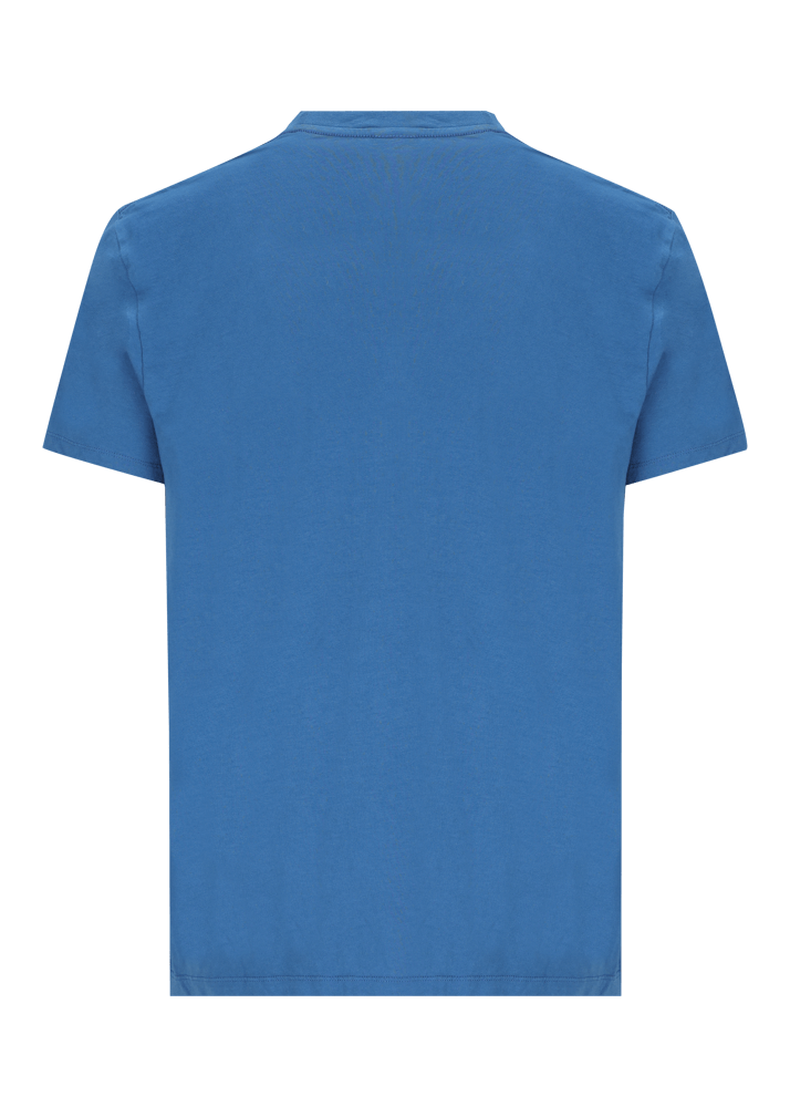Luis Trenker T-shirt con scritta "Lebensfreude" Vendita Economica
