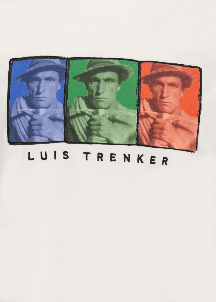Luis Trenker T-shirt con stampa dai colori vivaci Luedvard Saldi Di Fabbrica