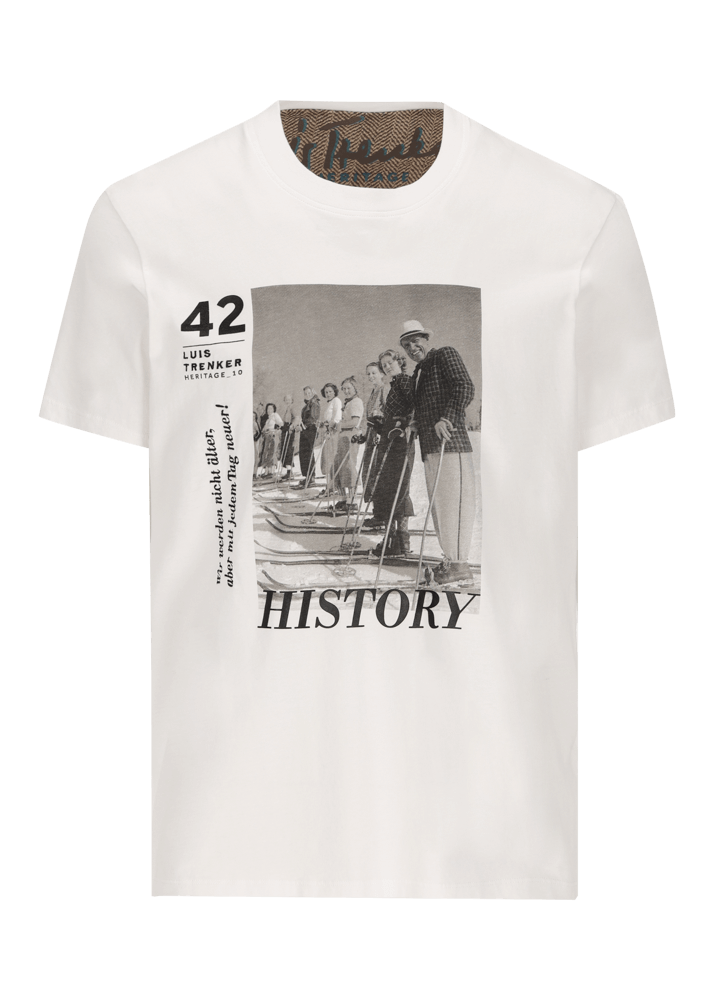 Luis Trenker T-shirt con motivo Heritage modello Luluis Negozio