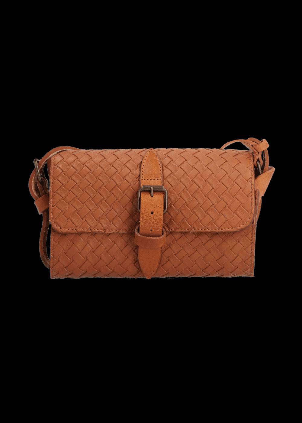 Luis Trenker Marsupio in pelle intrecciata modello Lurenee In Vendita