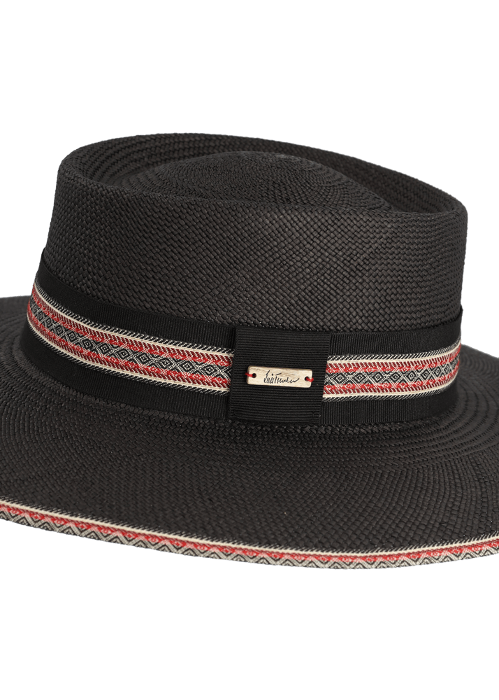 Luis Trenker Cappello a tesa larga in paglia modello Lumea Moda