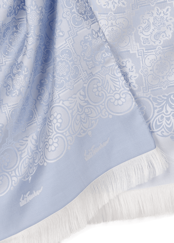 Luis Trenker Sciarpa in seta jacquard modello Lufranzi Italy