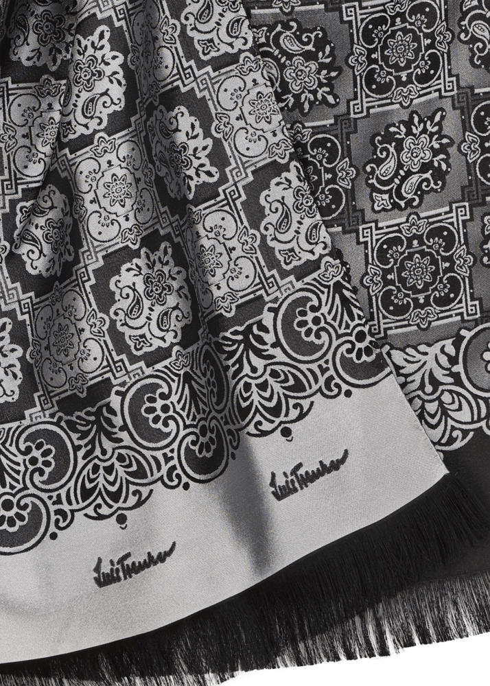 Luis Trenker Sciarpa in seta jacquard modello Lufranzi 2025