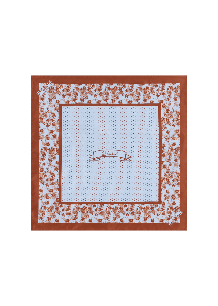 Luis Trenker Foulard in seta con stampa modello Lufinley Nuovo