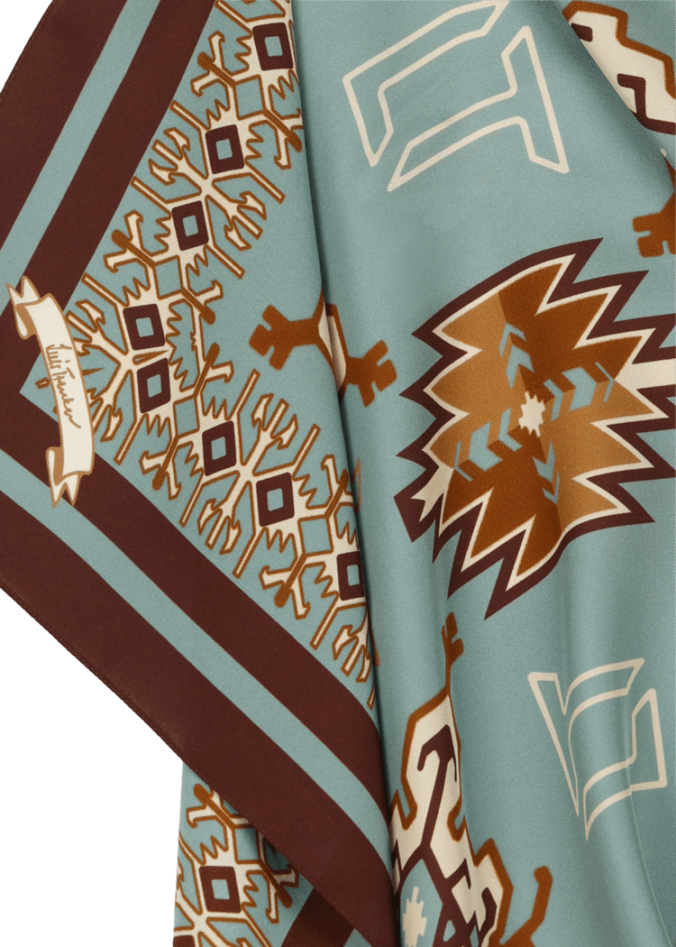 Luis Trenker Foulard di seta modello Lufrancara Soddisfazione Garantita