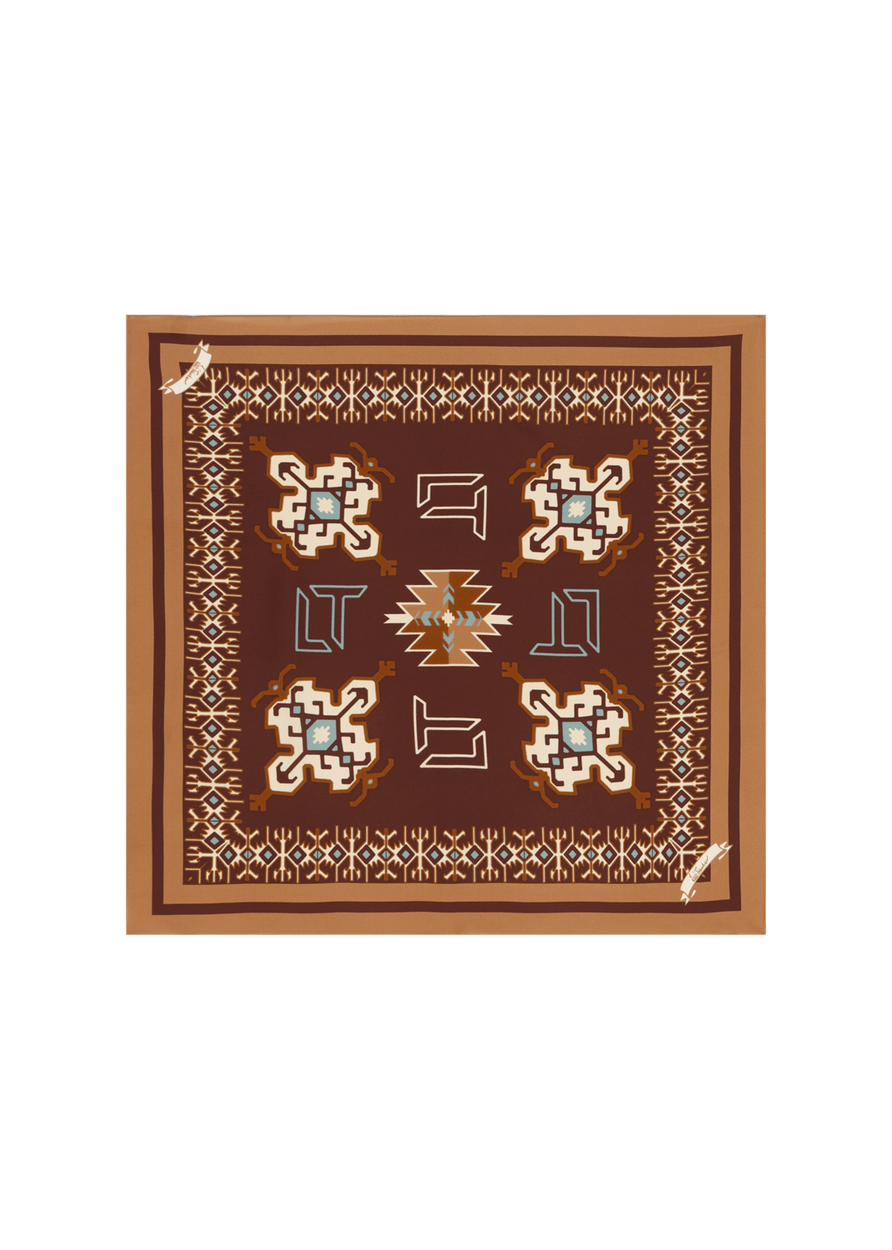 Luis Trenker Foulard di seta modello Lufrancara Qualità Garantita