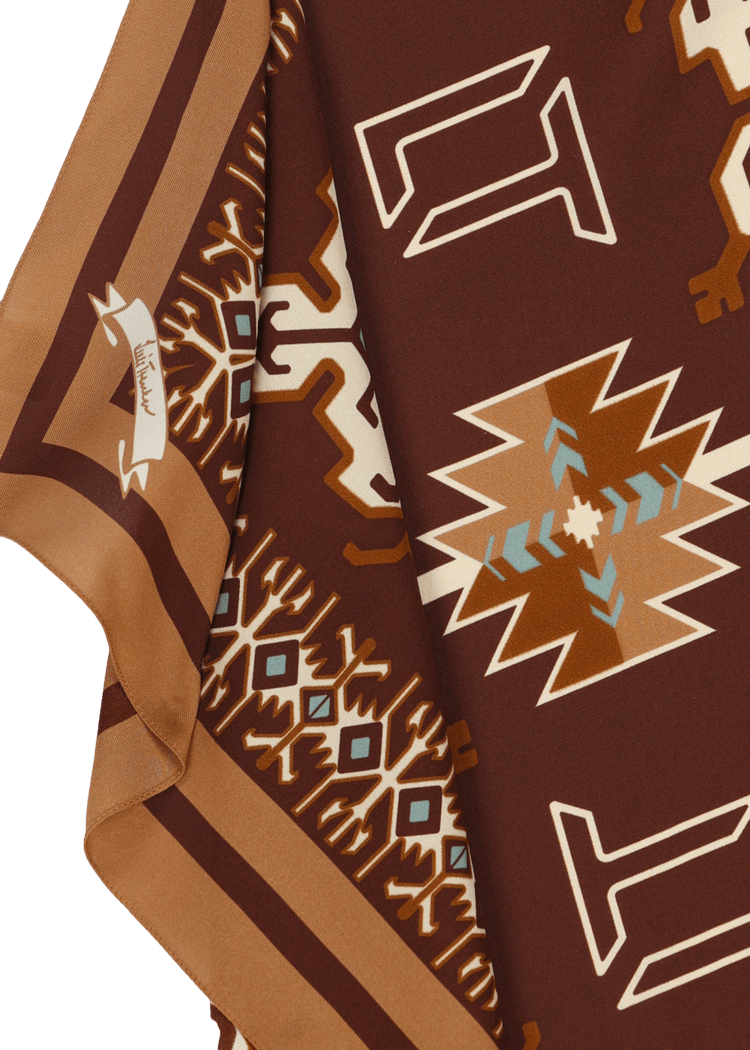 Luis Trenker Foulard di seta modello Lufrancara Qualità Garantita