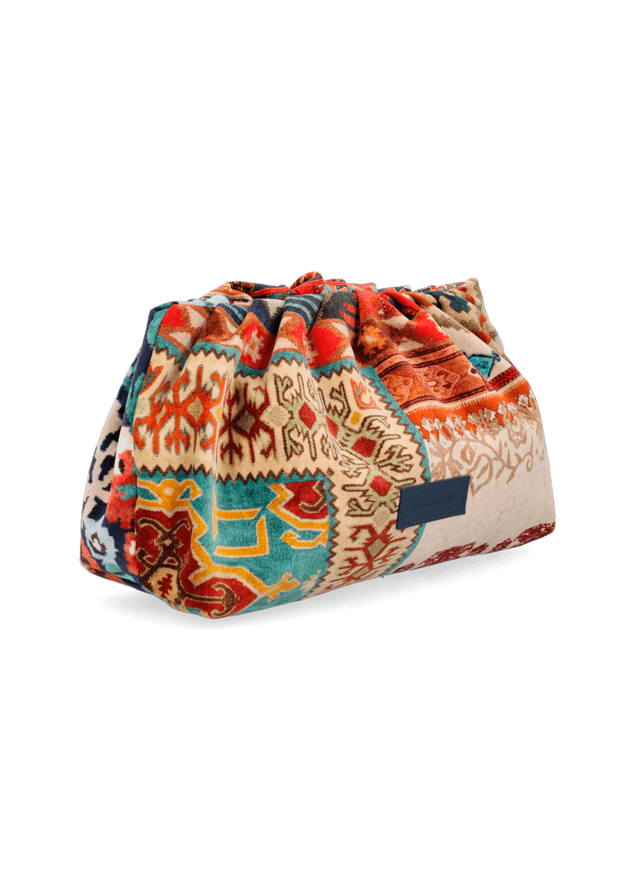 Luis Trenker Clutch in velluto modello Luposch Italy