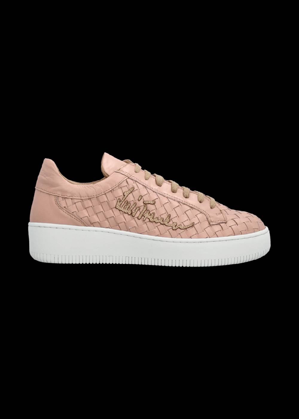 Luis Trenker Sneaker in pelle intrecciata modello Lupintras