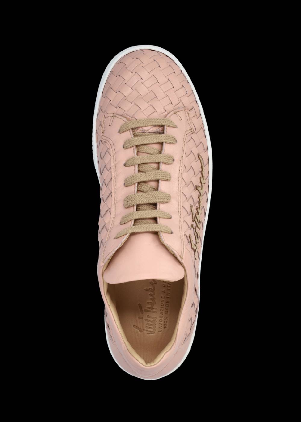Luis Trenker Sneaker in pelle intrecciata modello Lupintras Affare Del Giorno