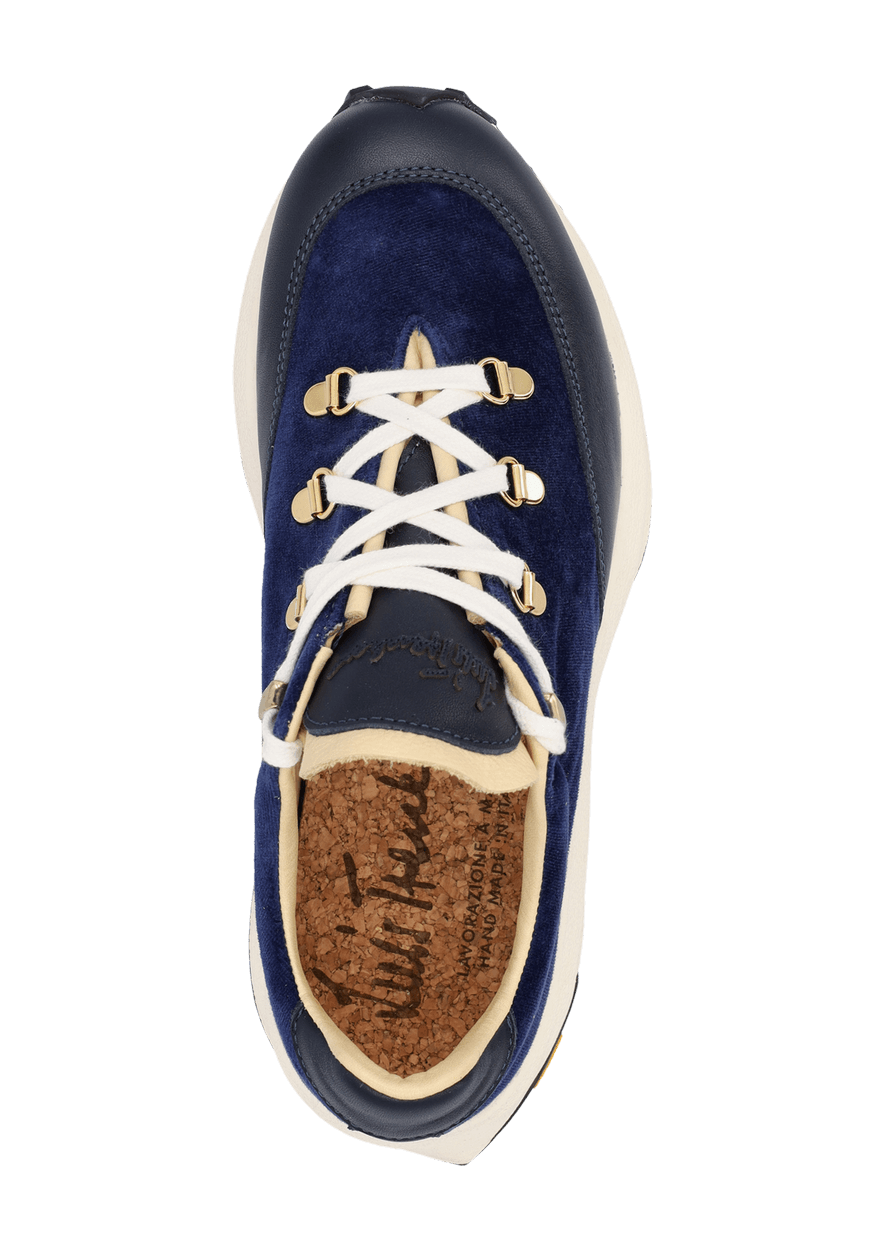 Luis Trenker Sneakers in velluto e pelle modello Luleandra Presa