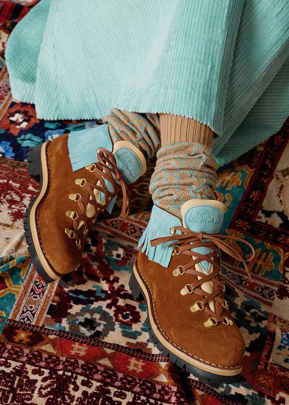 Luis Trenker Scarpa stringata in in pelle scamosciata modello Lupaolina Offerta