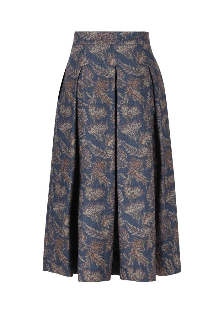 Luis Trenker Gonna plissettata con stampa paisley Luklaudia Moda