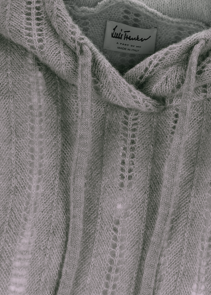 Luis Trenker Pullover lavorato a maglia con cappuccio Luwaltraud Pezzi Unici