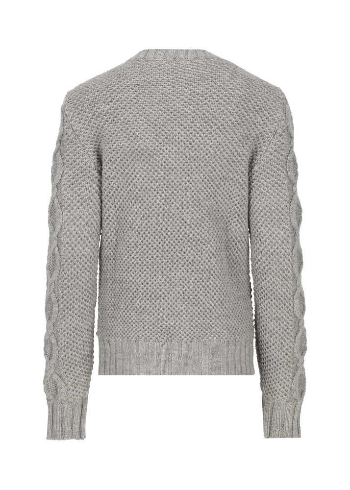 Luis Trenker Pullover con motivo lavorato a maglia Lualba Qualità Garantita