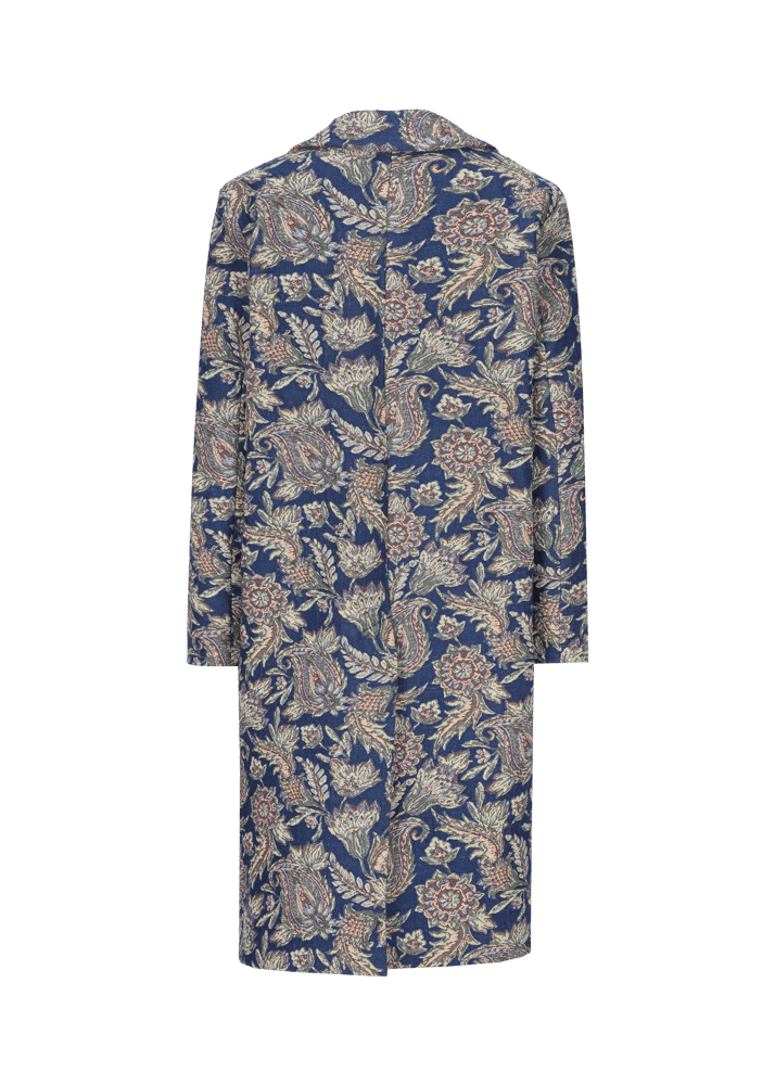 Luis Trenker Cappotto in jacquard con motivo Lugreta Fino Al -60%