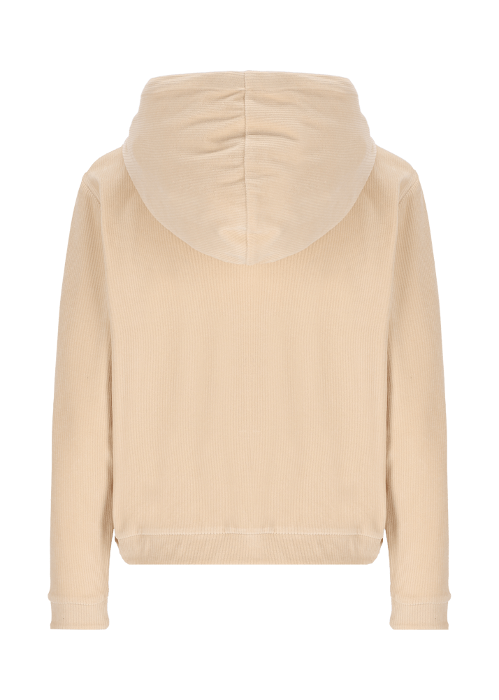 Luis Trenker Pullover con cappuccio realizzato in jersey di velluto a coste Luannette Nuova