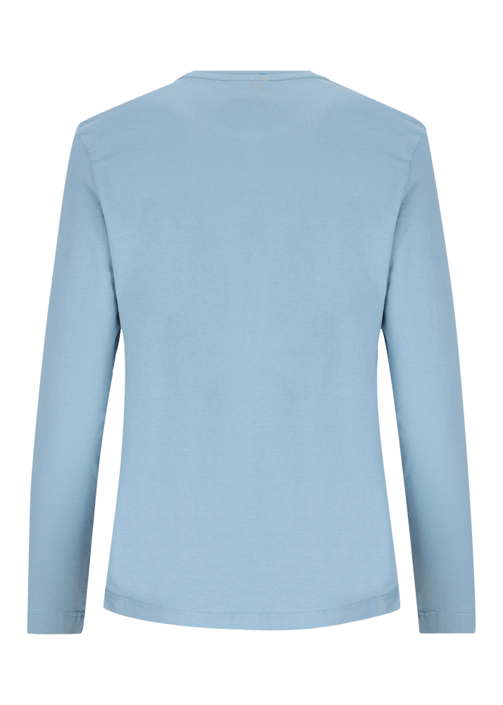 Luis Trenker Maglia a maniche lunghe con scritta "Bergfreundin" Pezzi Unici