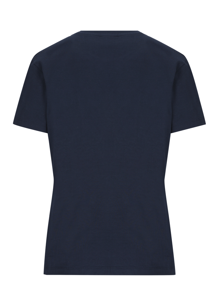 Luis Trenker T-shirt con scritta "Lebensfreude" Qualità Garantita