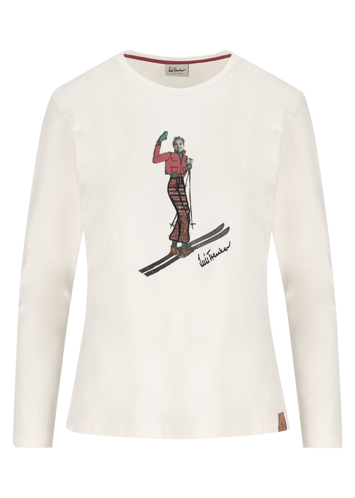 Luis Trenker Maglia a maniche lunghe con grafica Ludina Negozi Online