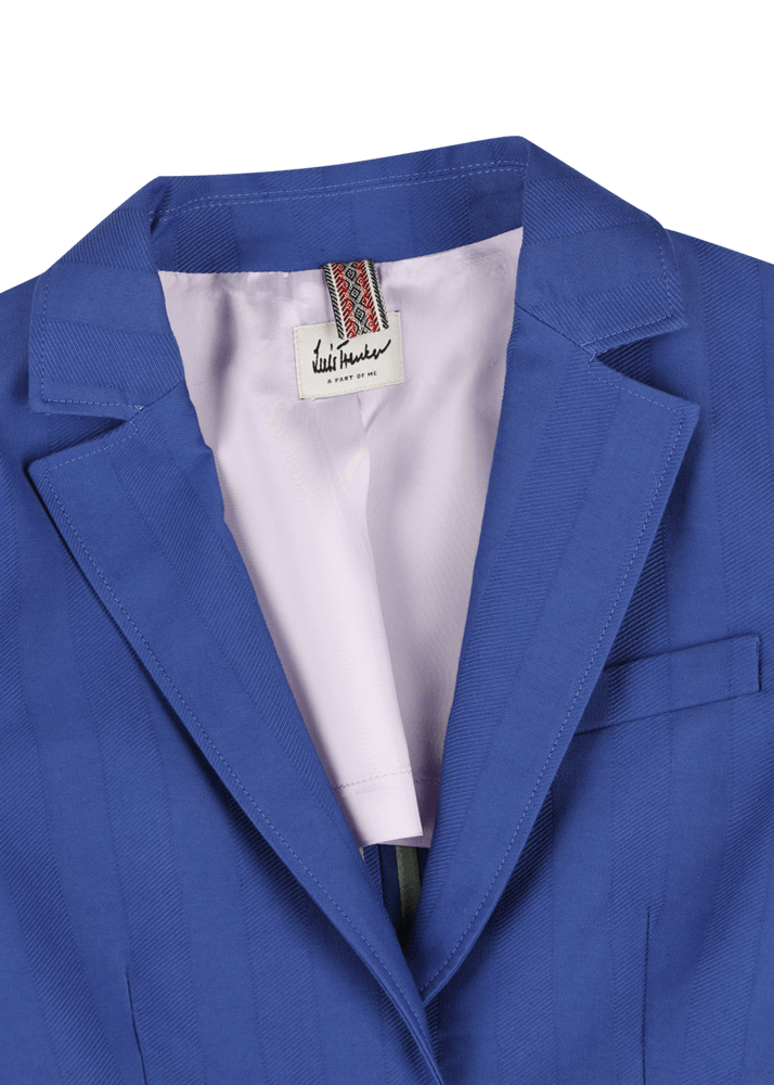 Luis Trenker Blazer monopetto con bottone singolo in tessuto strutturato modello Luregina Vendite Flash