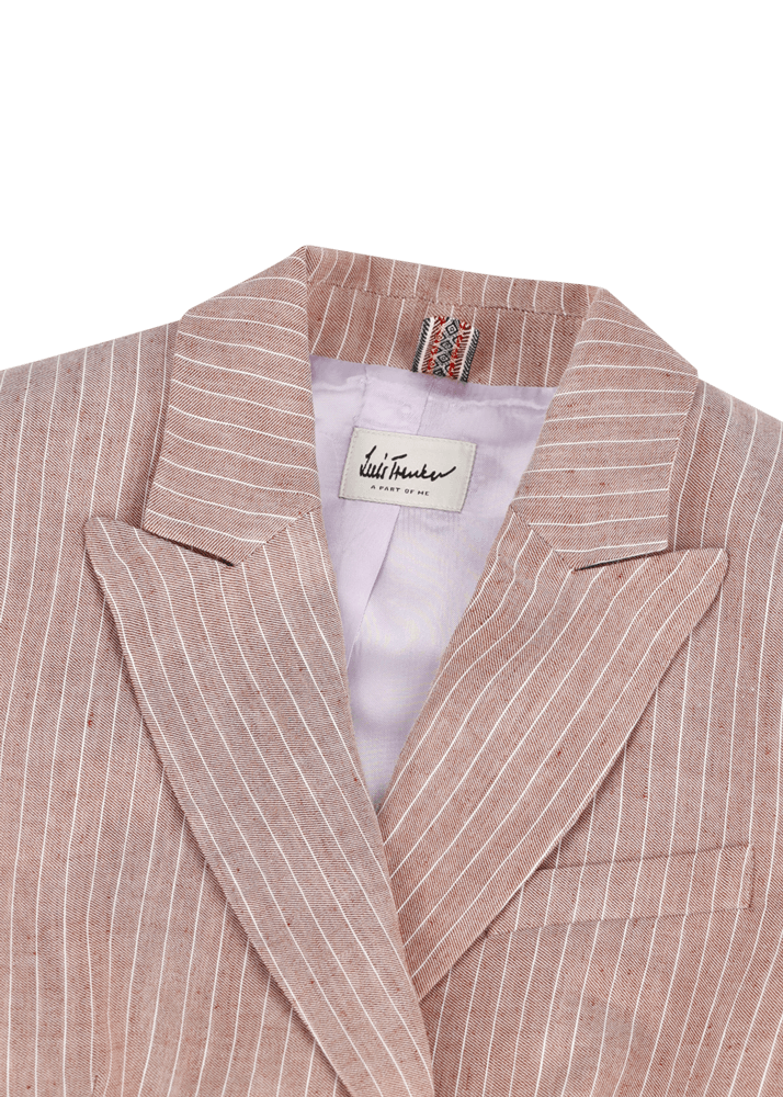 Luis Trenker Blazer doppiopetto con motivo gessato modello Luscilla Nuova